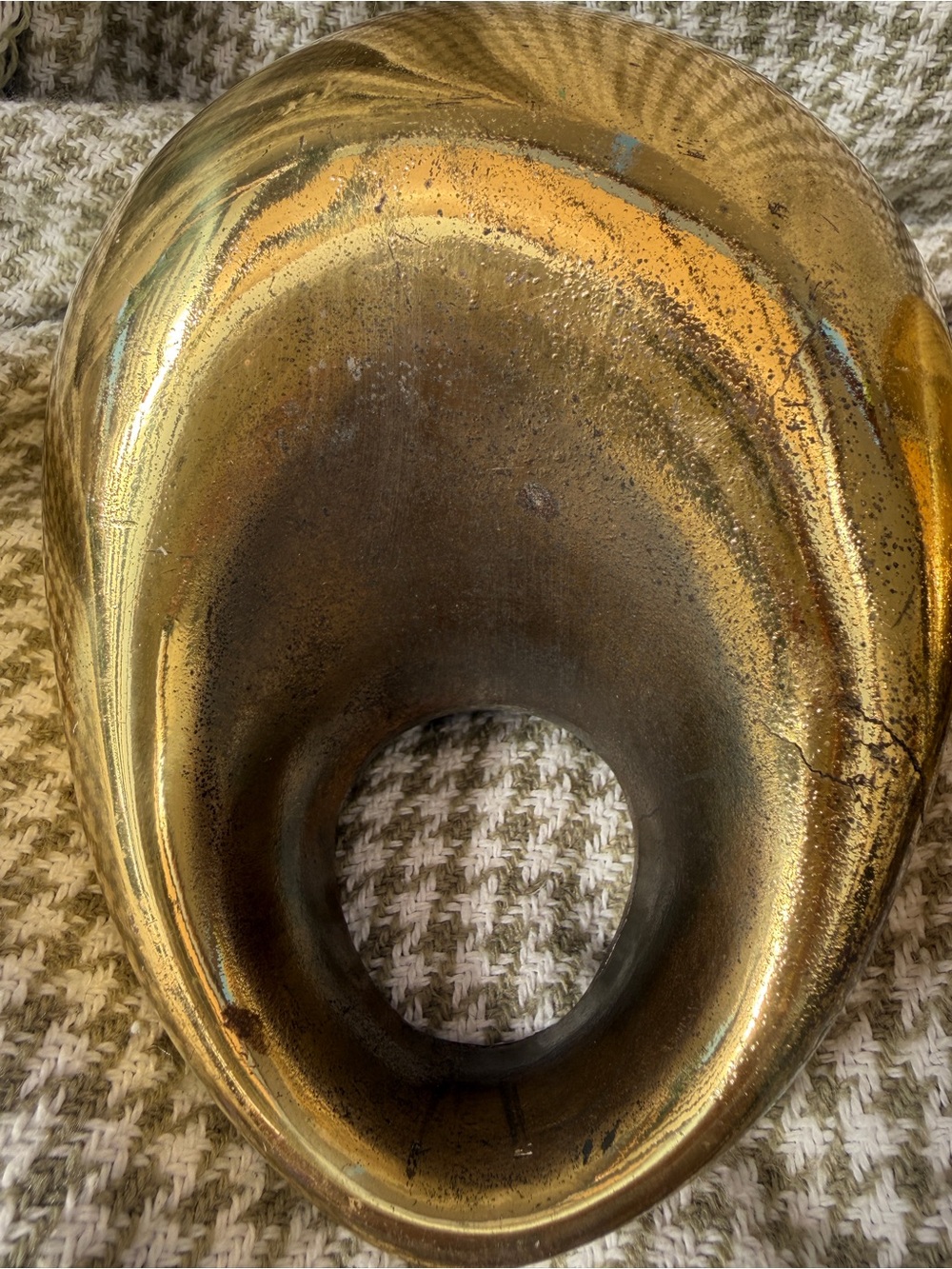 Pair of Ben Seibel Brass Plated Orb Bookends Marked, 1950s - Picture 8 of 15